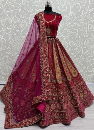 Versatile Velvet Lehenga Choli