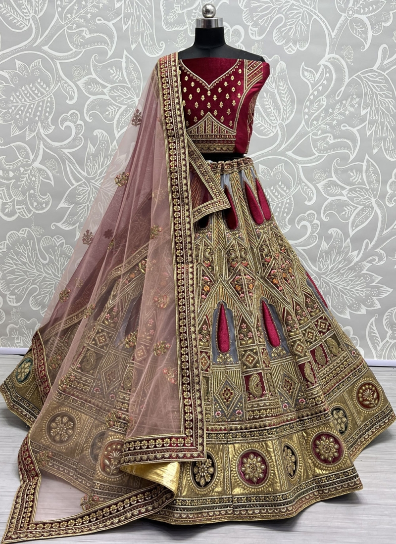 Mauve Color Designer Lehenga Choli -