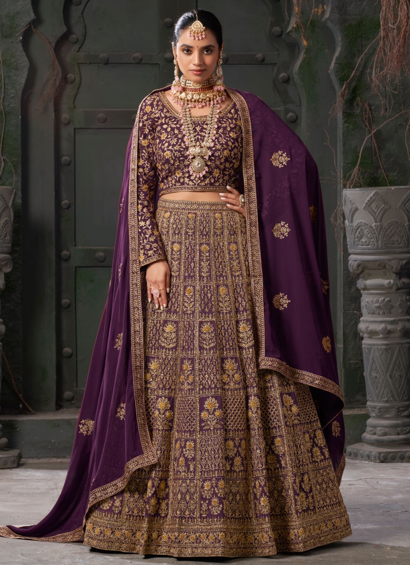 Zesty Zari Mehndi Readymade Lehenga Choli